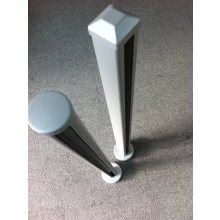 Chiny 1265mm high square 180 degree aluminum post producent