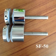China 12mm glass standoff bracket brushed 316 stainless manufacturer