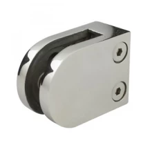 China 3 8 inch thick glass stainless steel D clamp manufacturer