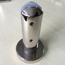 Китай 316 polished stainless steel glass spigot round base deck mount spigot производителя