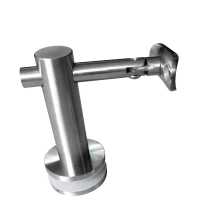 China 316 stainless steel glass mount handrail bracket manufacturer
