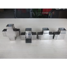 China 40x40x1.5mm square quare tube connector for stainless steel pipe manufacturer