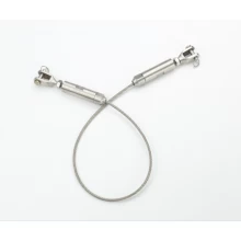 China 5mm stainless steel wire rope tensioner for staircase wire railing system manufacturer