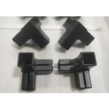 China 90 Degree Square Tube Connector Elbow for 25mm Pipe manufacturer