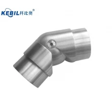 porcelana Conector de tubo ajustable codo SS304 0-180 grados soportes de barandilla fabricante