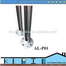 Kiina Aluminum glass railings 1 way post valmistaja