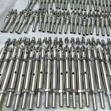 China Geborsteld roestvrijstalen krimp-strakke 5-6 mm kabel draadspanners fabrikant