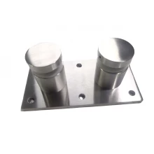 China CRL Glass Rail Standoff Fitting with Mounting Plate manufacturer