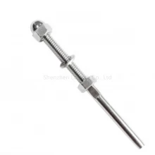 China Kabelleuning Swage Threaded Stud Tension End Fitting Terminal voor 1/8 "kabel fabrikant