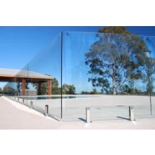 Kiina Sertifioitu Australian Standard ruostumatonta terää kehystämättömälle lasikaiteelle, jota käytetään 1/2 tuuman lasin kanssa valmistaja