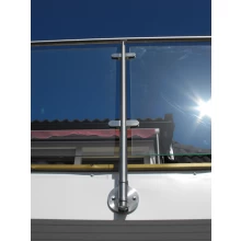 China China supplier frameless glass railing balustrade post manufacturer