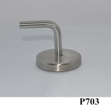 porcelana Hormigón o madera montadas soporte de barandilla de acero inoxidable para tubo cuadrado P703 fabricante