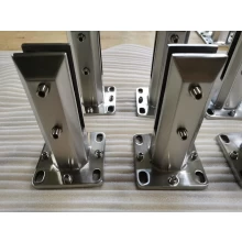 China Duplex 2205 Stainless Steel Adjustable Frameless Railing Balustrade Pool Fence Glass Spigot manufacturer