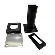 Chine Matte black glass spigot and glass clamp for frameless pool fencing fabricant