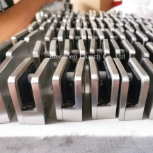 China Braçadeira de vidro de forma de montagem plana para 1/2 " fabricante