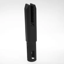 China Matt Black Core Drill Spigots for Glass Balustrades manufacturer