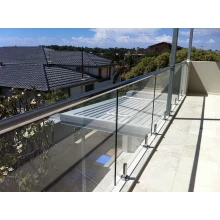 China Modern Design Outdoor Stair Balcony 304/316 Stainless Steel Railing manufacturer