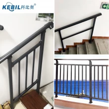 China Outdoor powder coated modern metal stair railing kit manufacturer