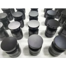 China Point Fixed Adjustable Matte Black Glass Rail Fittings Standoff Base and Cap manufacturer