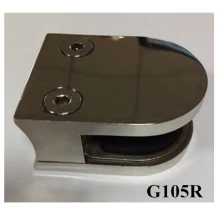 China Safety 10-12mm glass balustrade used glass clamp G105R manufacturer
