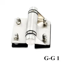 Chiny Sheet metal glass to glass gate hinge G G1 for swimming pool producent