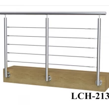 China Side mounted / flooring stainless steel balustrade for balcony and staircase manufacturer
