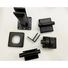 Κίνα Ομαλή φινίρισμα Black Matte Frampless Balustrale Γυαλί εξαρτήματα κιγκλίδωμα γυαλιού Pool Fence Kit κατασκευαστής
