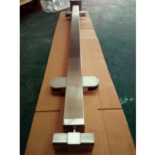 China Vierkant balustrade post roestvrij staal 316 voor balkon glazen railing modern design fabrikant