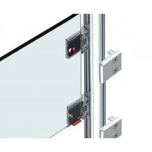 Chiny Square glass clamp with round bottom G102R producent