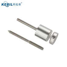 China Stainless Steel Glass Standoff Clamp Pin Bracket for Balcony Glass Railing Design manufacturer