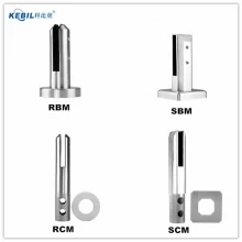 China Stainless Steel Railing Decoration Adjustable Glass Clamp Spigot manufacturer