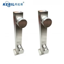 China Stainless Steel Short Glass Balustrade Post for Topless Glass Railing Designs manufacturer