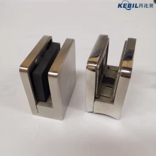 China Stainless Steel Square Glass Clamp Fixing to Round or Square Post or Wall manufacturer