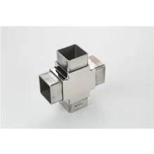 China Stainless Steel Square Tube Connector Square Tube Joint manufacturer