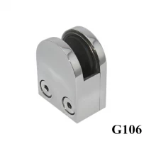 China Stainless steel D glass clamp with retention G106 manufacturer