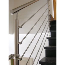 China Stainless steel balustrade post for cross bar railing system manufacturer