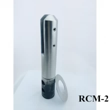 China Stainless steel core drilled round glass spigot RCM-2 manufacturer