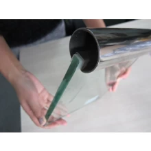 China Edelstahl Slimline oberen Handlauf für 10-12mm Glas Hersteller