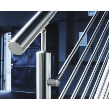 China Stainless steel staircase handrail cross rod bar holder balustrade manufacturer