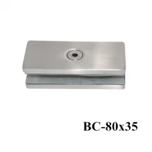 Chine En acier inoxydable, collier de verre pour balustrade en verre BC-80x35 fabricant