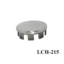 China stainless steel post top protective wall mounted handrail casting end cap manufacturer