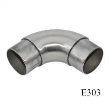 China Standard stainless steel round tube connector pipe handrail joint manufacturer