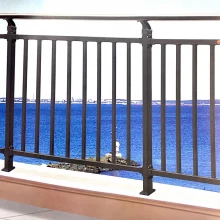China Zinc plated steel balcony fence guardrails manufacturer