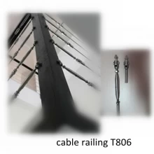China Porzellanfabrik direkten Edelstahlseilgeländer geeigneten Kabel Tensor T806 Hersteller