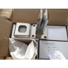 Китай Китай бассейн ограждения металлические изделия поставщик INOX 316 бескаркасных стеклянными перилами патрубком производителя