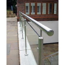 China china supplier stainless steel post handrail glass banister balcony railing manufacturer
