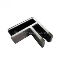 China corner 90 degree glass clamp for 12mm glass manufacturer