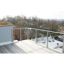 China deck balcony staircase balustrade design stainless steel cable railing manufacturer