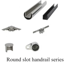 China glass balustrade 316L marine grade stainless steel slotted handrail tube manufacturer