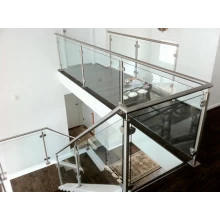 China glass balustrade post railing for stairs manufacturer